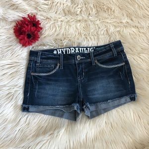 Hydraulic Bailey low rise jean shorts